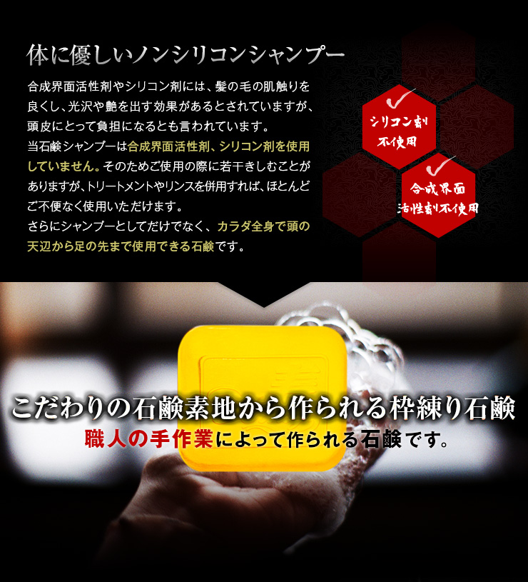 体に優しいノンシリコンシャンプー