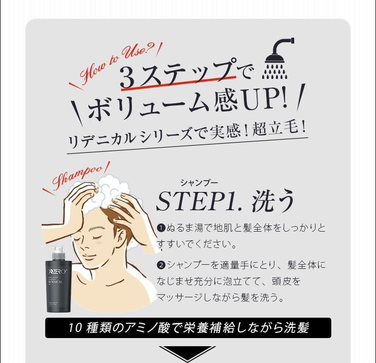 (ドクターゼロ)リデニカル・ヘア&スカルプシャンプー(男性用)400ml