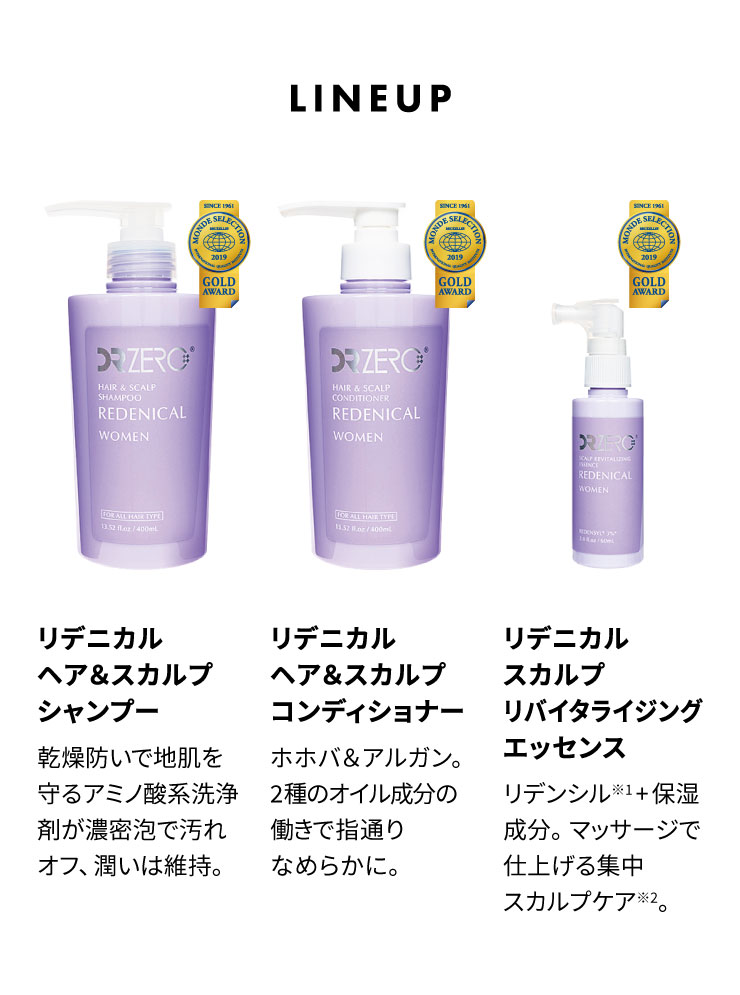 (ドクターゼロ)リデニカル・ヘア&スカルプシャンプー(女性用)400ml
