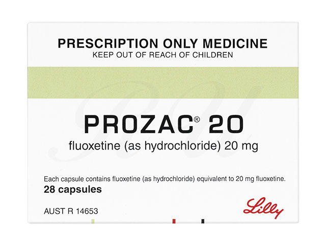 商品画像: プロザック20mg(ニュージーランド版) 【1箱28錠】