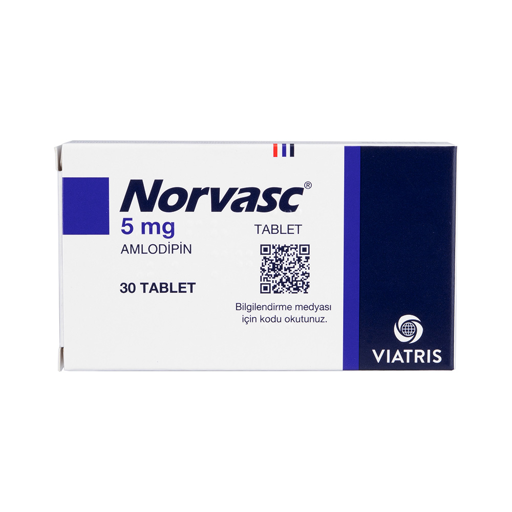 商品画像: ノルバスク(Norvasc)5mg 【1箱30錠】