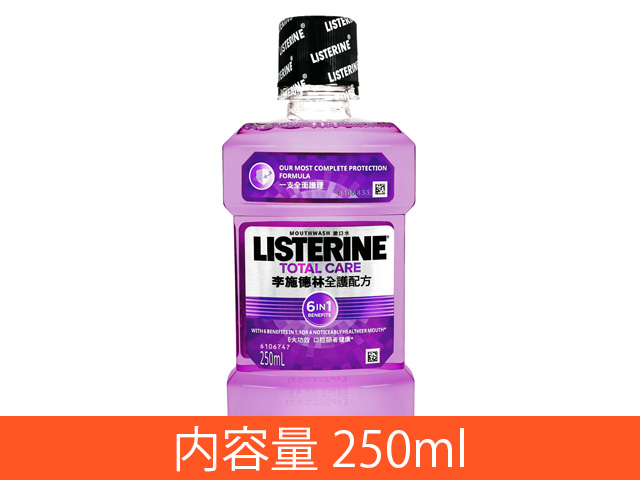商品画像: リステリントータルケアNo.6(海外版・フッ素配合) 【1本250ml】