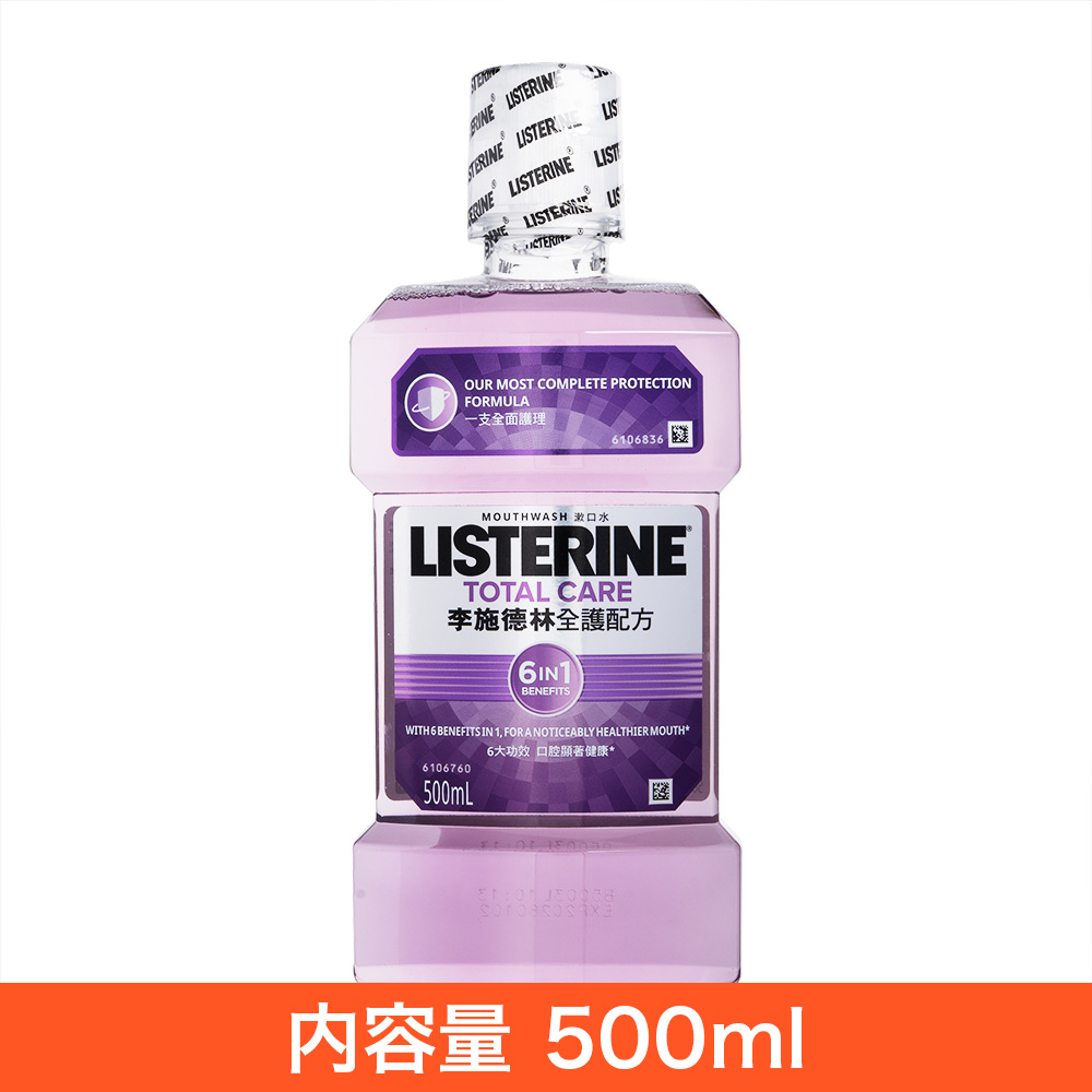 商品画像: リステリントータルケアNo.6(海外版・フッ素配合) 【1本500ml】