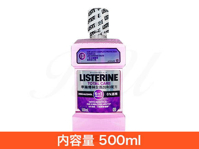商品画像: リステリントータルケアゼロNo.6(海外版/フッ素配合) 【1本500ml】